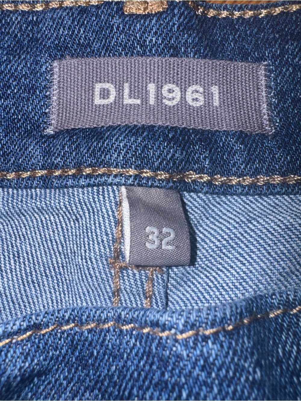 DL1961 Colorblock Cropped Straight Leg Jeans Size 32 | Raw Hem Denim - Picture 8 of 10